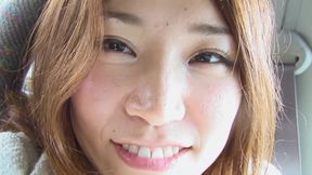 Sexy oriental babe at the interview