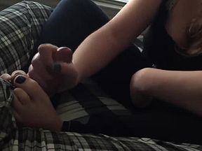 Feet Around Cock w/ Ruined Orgasm