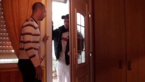 Fucked his post man at home