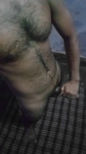 Jerking My Big Dick in Home Alone
