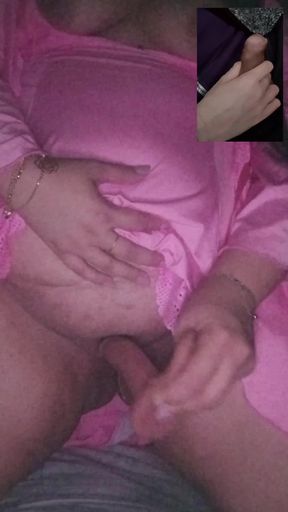 Discord Video Call: She Rides Dildo Hard While He Jerks Off Live