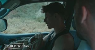 Hitchhiker Picked Up & Humped By Creepy Muscle Hunk