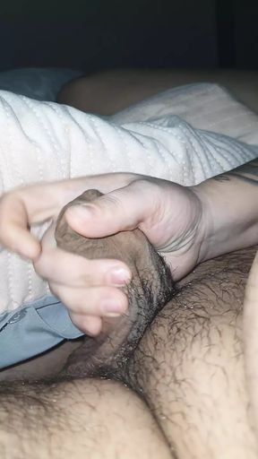 Step son recives the best handjob in the world by step mom hand