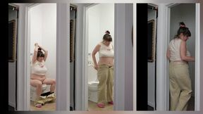 HUMPDATE TOILET FET PEE DUMPING AND LOUD BURPING