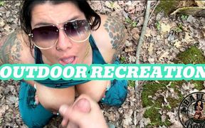 Slutty Cheating MILF Gets a Outdoor Facial
