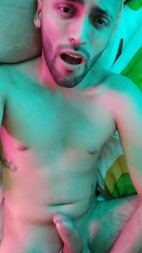 Fingering my wet ass and jerking off until I cum