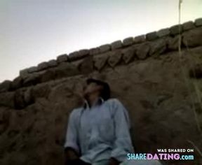 Pakistani Village Girl Fucking Hiding Against Wall