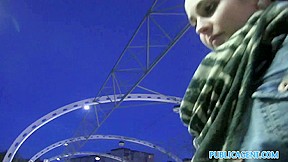 PublicAgent: Emily is bribed by a fake ticket inspector for sex