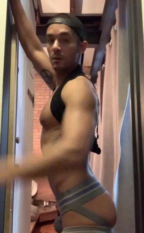 I Love Working Out in a Cummy Jock