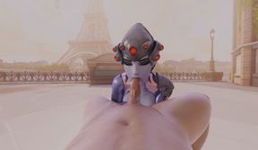 Widowmaker - Blowjob by RapidBananaCannon (A XXX Parody)