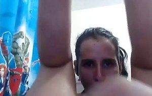 Shemale cum