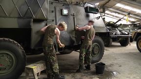 Army Boys Cum Together!