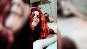 Home Wrecking Wench Gets Cum Drenched
