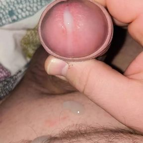 Pleasurable masturbating and cumming