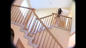 Gorgeous Brunette Stucked in a Gangbang