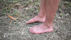 feet in the grass