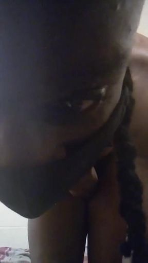 Masked BBC Jackoff Session