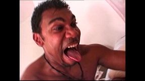 Double Penetration and Cumshot in Mouth of Three Monster Black Cocks for Beautiful Busty MILF