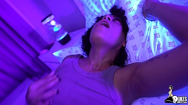 Cute Innocent Latina Curly Rican gets fucked HARD by The PURGER