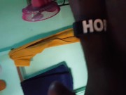 DL BBC play with a long big black cock