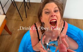 Fantom Episode #11 Piss Slave Training - Belgian Student Alice Maze Drinks My Piss & Gags Till She Womits | POV Raw
