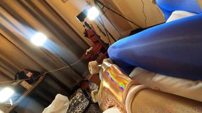POV Lolly Glams fucked with roller and pantyhose