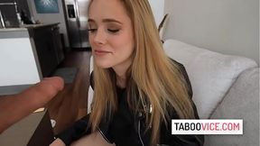Bratty teen lusting over her stepfather�s cock - Athena Fleurs