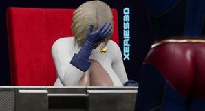 Power Girl Helping Out Superman [XERIES3D]