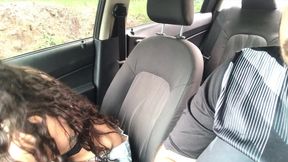 HOT GIRL SUCKS HER DILDO