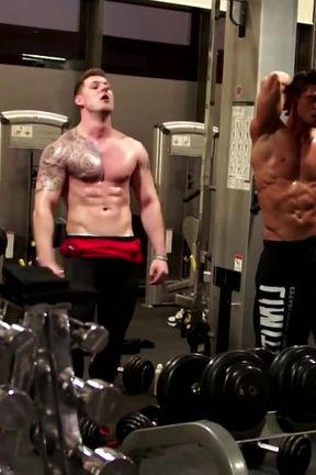Amateur Fitness Boys in Gym