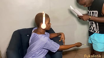 My neighbor&rsquo_s daughter who came to learn mathematics in my room got horny after watching porn and fucked my bbc