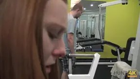 Naughty guy picks up young hottie and fucks her right in gym
