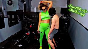 Peloton Domination: Sweaty Workout, Worship, and **** Ballbusting with Domina Bianca