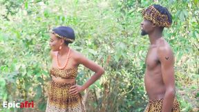 First time in Eden: Petite Eve gives sloppy blowjob and rides big cock