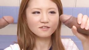 ”Sakamoto Hikari Practices The Best Cunt Stretching Technique”