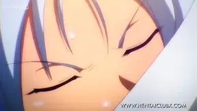 Lewd Anime Babes Clash in Sensual Leg-Lock Pleasure Battle