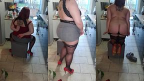 strip-tease n°6exib devant une baie vitree
