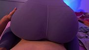 Amateur grind: lap dance for clothed cumshot