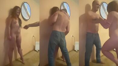 Hardcore slapping, spanking with flogger, fingering from my Master