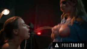 PURE TABOO 3-Titted Demon Ashley Lane Breastfeeds Nurse Anna Claire Clouds! CREEPY HORROR PORN 3-WAY