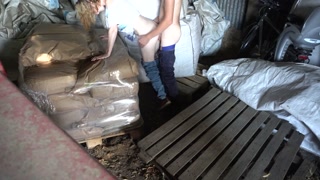 fucking my step sister in a farm (almost caught)