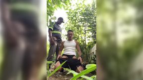 Married Worker Stays Late at the Construction Site to