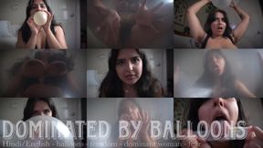 DOMINATED BY LATEX BALLOONS