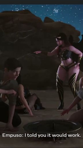 Symphony of the Serpent - (PT 43) - Prison Threesome   Clip 3