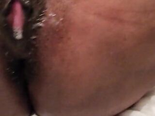 Black with anal-plug in taking backshots!