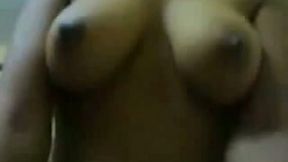 Busty Desi girlfriend fucked in my bedroom and fed with cum