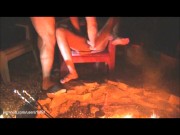 Campfire exting-gusher!!