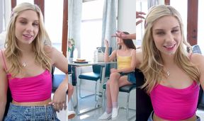 Bratty Badies Cheerleader Kait & Juniper Ren Let Stepbro Get a Taste of The3