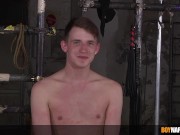 Twink sub Taylor Mason bound by dominant Ashton Bradley