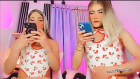 Double Traps Butt-Fucked on Cam